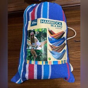 NEW Bliss Hammock In A Bag Outdoor/Indoor | Includes Ropes | Portable & Compact